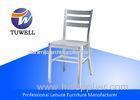 Outdoor Anodizing Aluminium Navy Chair With Welding Structure