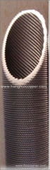 Titanium tube for heat exchanger