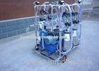 4 Stainless Steel Buckets Dairy Milking Machine For Goats / Sheep