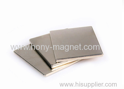 Ni coating sintered strong magnet sheets