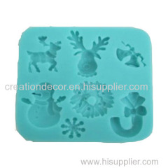 Holiday Sugar craft cake decorating tool silicone mold