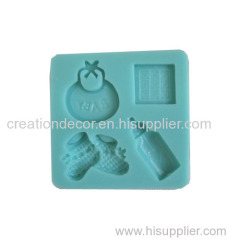 Silicone cake decoration silicone mould