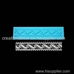 Silicone lace mat for cake decoration