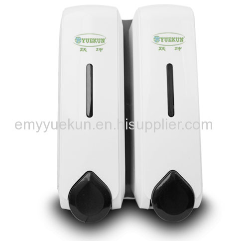 manual double soap dispenser 