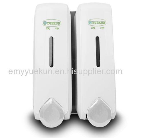 manual double soap dispenser 