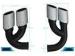 Aluminium / Iron Automobile Spare Parts Remodel Sport Exhaust Pipe for Porsche Cayenne 2013 2014