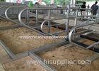 3mm Thickness Galvanized Pipe Cow Free Stall For Dairy Cow Farms