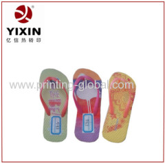 Cheap transfer film for EVA/PVC slipper / flip flops/ sandal