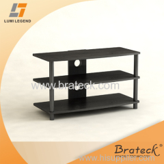 Black Economy Wood and Metal TV Stand Furniture