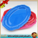 disposable colorful round plates