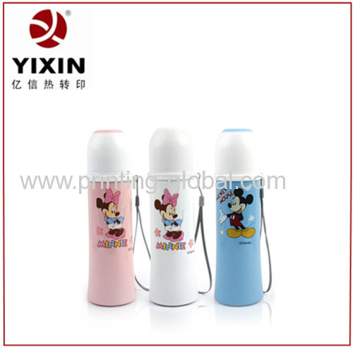 heat transfer vinyl for aluminum thermos flask /vacuum bottle