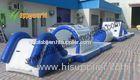 0.9mm PVC Inflatable Water Games Play On Water , Backyard Inflatable Water Slide Combo