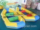 Portable PVC Inflatable Boat With 3 Person , Inflatable Rafting / Drifting Boats