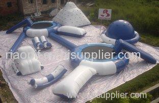 Inflatable Floating Water Park with Inflatable Iceberg/water slides