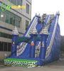 Commercial Grade 0.55mm Blue Scream Inflatable Bouncy Slide UL / CE