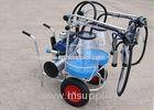 25L Goats Mobile Milking Machine With Transparent Bucket , Single / Double