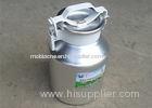 10L Portable Aluminum Milk Can For Transporting Milk With Lid / Cover