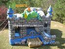 Dragon Garden 3 In 1 Inflatable Combo , Party Castle Bounce House For Kids