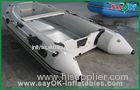 Custom PVC Inflatable Boats White Deep-V Fiberglass Boat 3.6mLx1.5mW