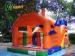 Giant Inflatable 3 In 1 Combo Playground , Moonwalk Bounce Houses Combo