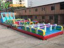Waterproof Colorful Giant Inflatable Obstacle Course party rentals for fun