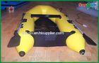 Heat Sealed Yellow PVC Inflatable Boats Lightweight Inflatable Boat