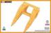 Combine Harvester Spare Parts,Steel Knife Guard4B4003 ( 410100001 YELLOW)