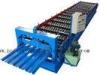 PLC Steel Metal Roof Panel Roll Forming Machine , Roofing Sheet Roll Former 5 Ton