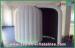 White Large Fun Inflatable Photo Booth LED Lighting Photo Booth For Event