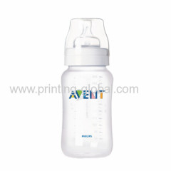 Heat transfer vinyl for feeding bottle with non-toxic