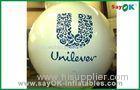 Fireproof Advertising Inflatable Balloon White Personalised Helium Balloons