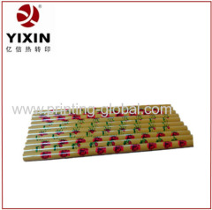 Hot stamping film for pencil by wooden printing from China