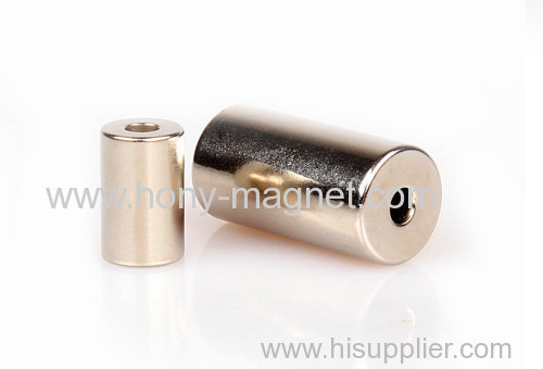 Cylinder neodymium magnet with small hole