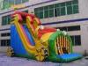 Commercial Inflatable Car Slide For Rental / Inflatable Dry Slide For Amusement Park