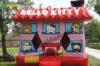 Custom Hello Kitty Inflatable Bouncer , Kids Bouncy Castle For Backyard Fun
