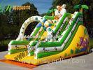 OEM Colorful Tiger Castle Commercial Inflatable Slide fire retardant