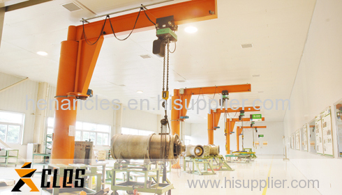 CJZ Series Pillar Mounted Slewing Jib Crane