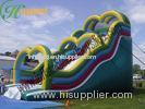 Plato Amusement Park Huge Inflatable Bouncy Slide For Child Lead Free