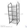 Promotional 5 Tier Steel Retail Display Stands Free Standing Display Shelves