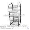 black display stand free standing wire display racks