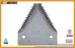 Combine Harvester Spare Parts Steel Knife section4A1035 (NH 86616588) with 65Mn or T9