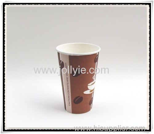 16oz HOT disposable paper cups for coffee