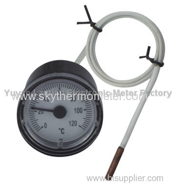 Small round capillary thermometer