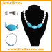 silicone chewing necklace with 3 big beads