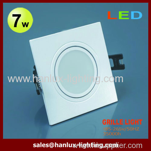 7W CE RoHS SMD grille lighting