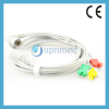 Colin one piece ECG cable with leadwires