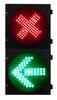 Long Life Red Fork LED Traffic Signal Lights AC 110V , Arrow Traffic Light