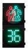 High Efficiency IP54 LED Traffic Signal Lights 15W , Warranty 1 Year