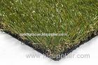 15mm Residential Artificial Grass For Backyard Oval Shape Poly Ethylene / Polypropylene