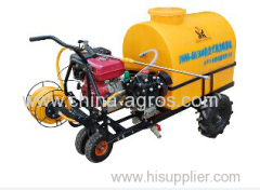 Self-contained Trolley Gasoline Engine Power Sprayer diaphragm pump plunger pump power boom sprayer 300liter